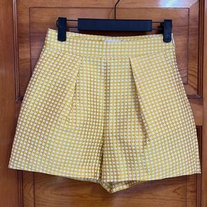 Bonpoint Buttercup Yellow White Dot Flash Shorts Women’s Extra Small